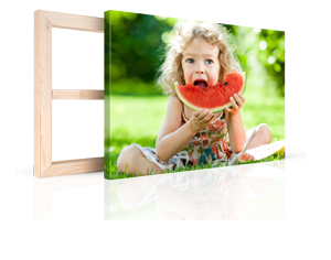 foto su tela per natale 2_esempio bambina con anguria