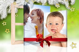 sito natale foto su tela vista regalo